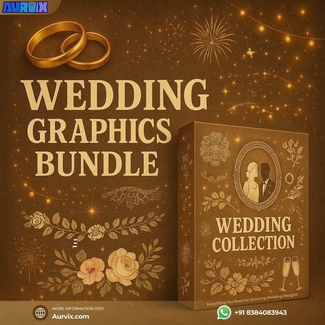 Wedding Graphics Collection Bundle Wedding Graphics Collection Bundle - Image 1